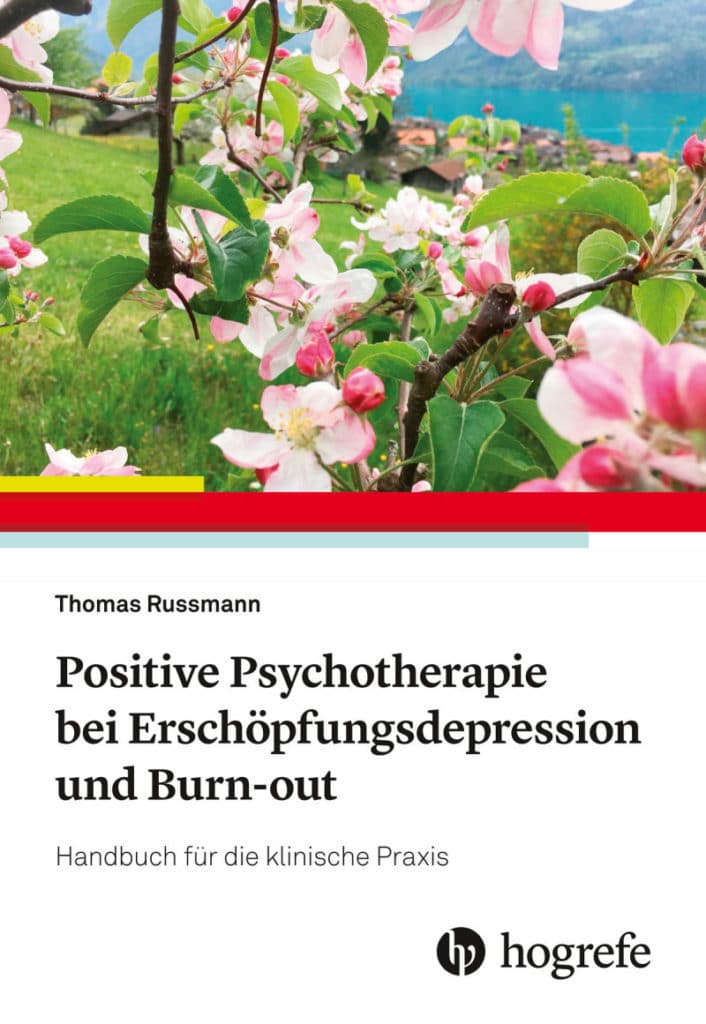 Depressionen und Burn-out sind weiter auf dem Vormarsch. Thomas Russmann zeigt in seinem Buch „Positive Psychotherapie bei Erschöpfungsdepression und Burn-out“ Wege zu mehr Lebensfreude und neuem Sinn im Leben. Das Handbuch ist für den klinischen Fachmann ebenso empfehlenswert wie für den interessierten Laien. Klare Empfehlung! Hier mehr dazu lesen.